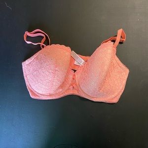 VS Dream Angels Demi 36DDD Peach/Coral & Bling